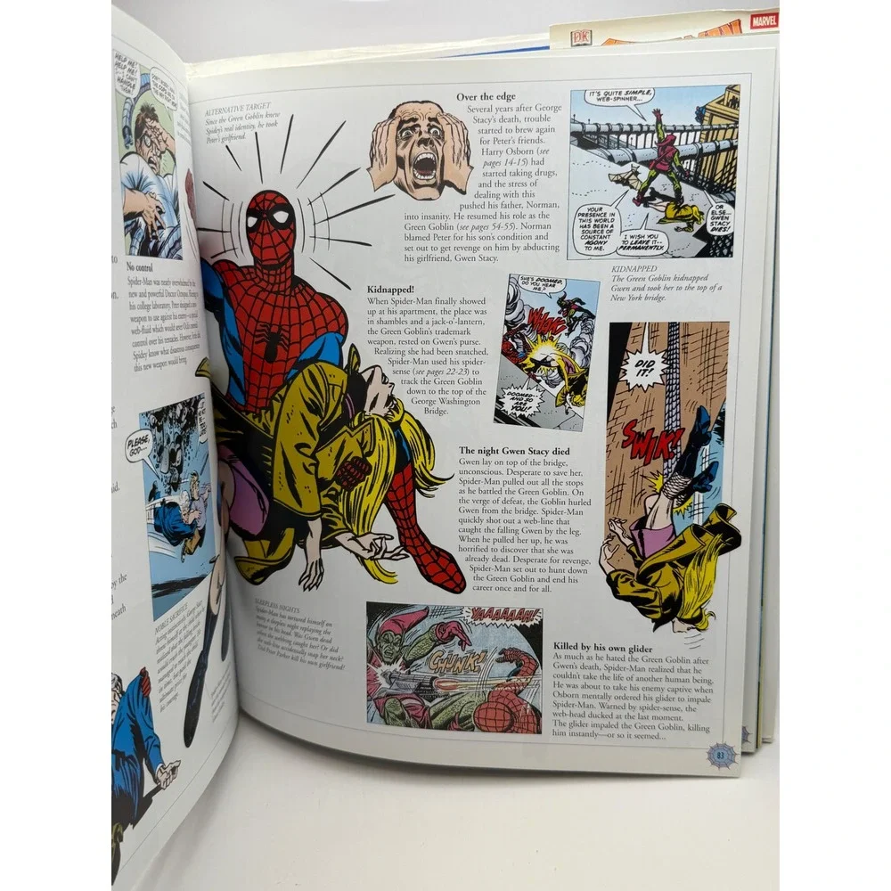 Spider-Man The Ultimate Guide Tom DeFalco Stan Lee Marvel DK Hardcover 2001